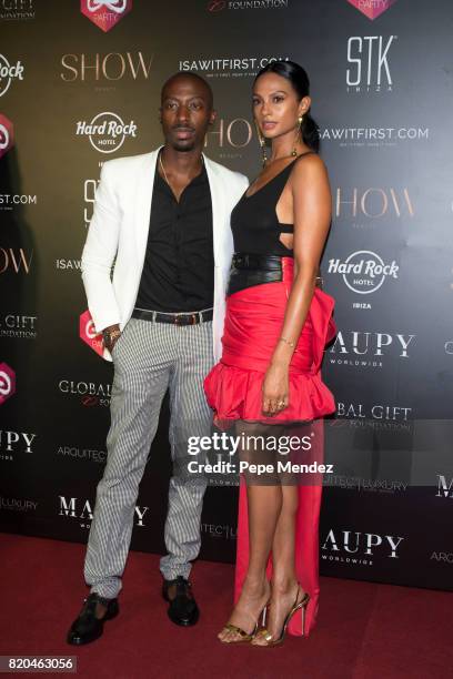 Alesha Dixon attends the Global Gift Gala party at STK Ibiza on July 21, 2017 in Ibiza, Spain.