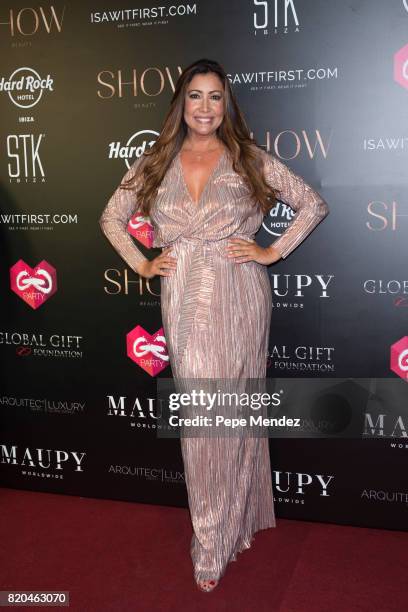 Maria Bravo attend the Global Gift Gala party at STK Ibiza on July 21, 2017 in Ibiza, Spain.