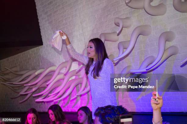 Eva Longoria attends Global Gift Gala Party on July 21, 2017 in Ibiza, Spain.