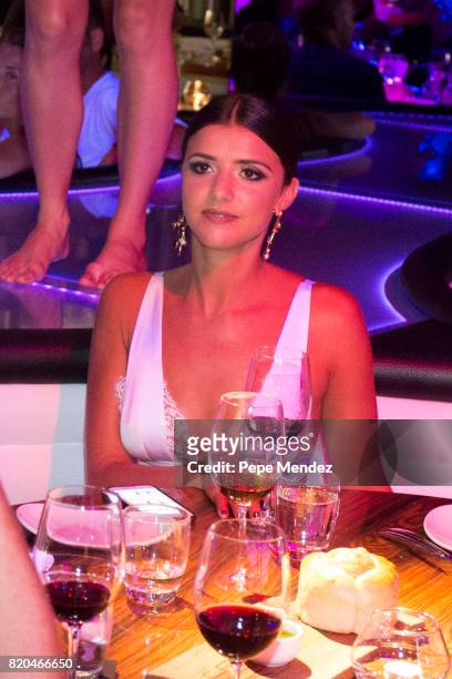 Lucy Mecklenburgh attends Global Gift Gala Party on July 21, 2017 in Ibiza, Spain.