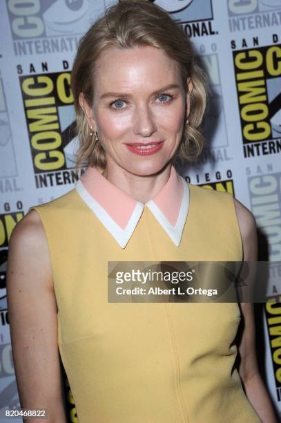 Actor Naomi Watts attends "Twin Peaks: A Damn Good Panel" during Comic-Con International 2017 at San Diego Convention Center on July 21, 2017 in San...
