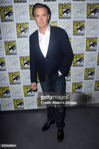 Actor Kyle MacLachlan attends "Twin Peaks: A Damn Good Panel" during Comic-Con International 2017 at San Diego Convention Center on July 21, 2017 in...