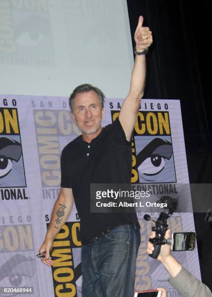 Actor Tim Roth attends "Twin Peaks: A Damn Good Panel" during Comic-Con International 2017 at San Diego Convention Center on July 21, 2017 in San...