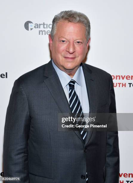 Former Vice President Al Gore attends a special Toronto screening of 'An Inconvenient Sequel: Truth to Power' at Cineplex Scotiabank Theatre on July...