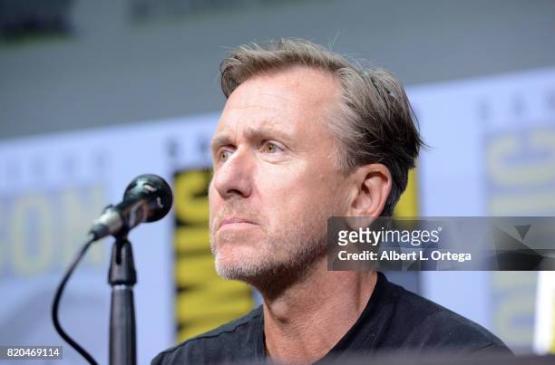 Actor Tim Roth attends "Twin Peaks: A Damn Good Panel" during Comic-Con International 2017 at San Diego Convention Center on July 21, 2017 in San...