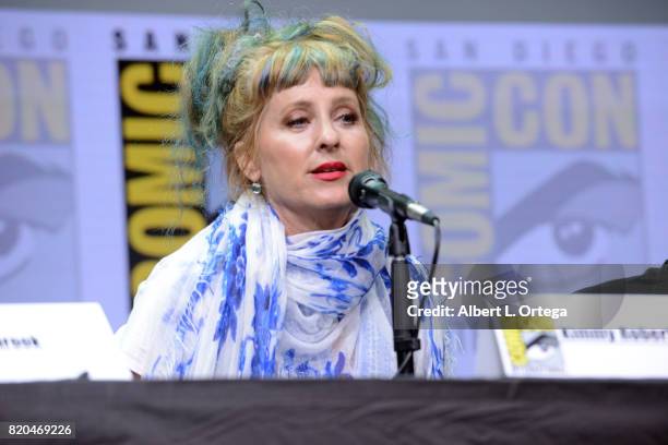 Actor Kimmy Robertson attends "Twin Peaks: A Damn Good Panel" during Comic-Con International 2017 at San Diego Convention Center on July 21, 2017 in...