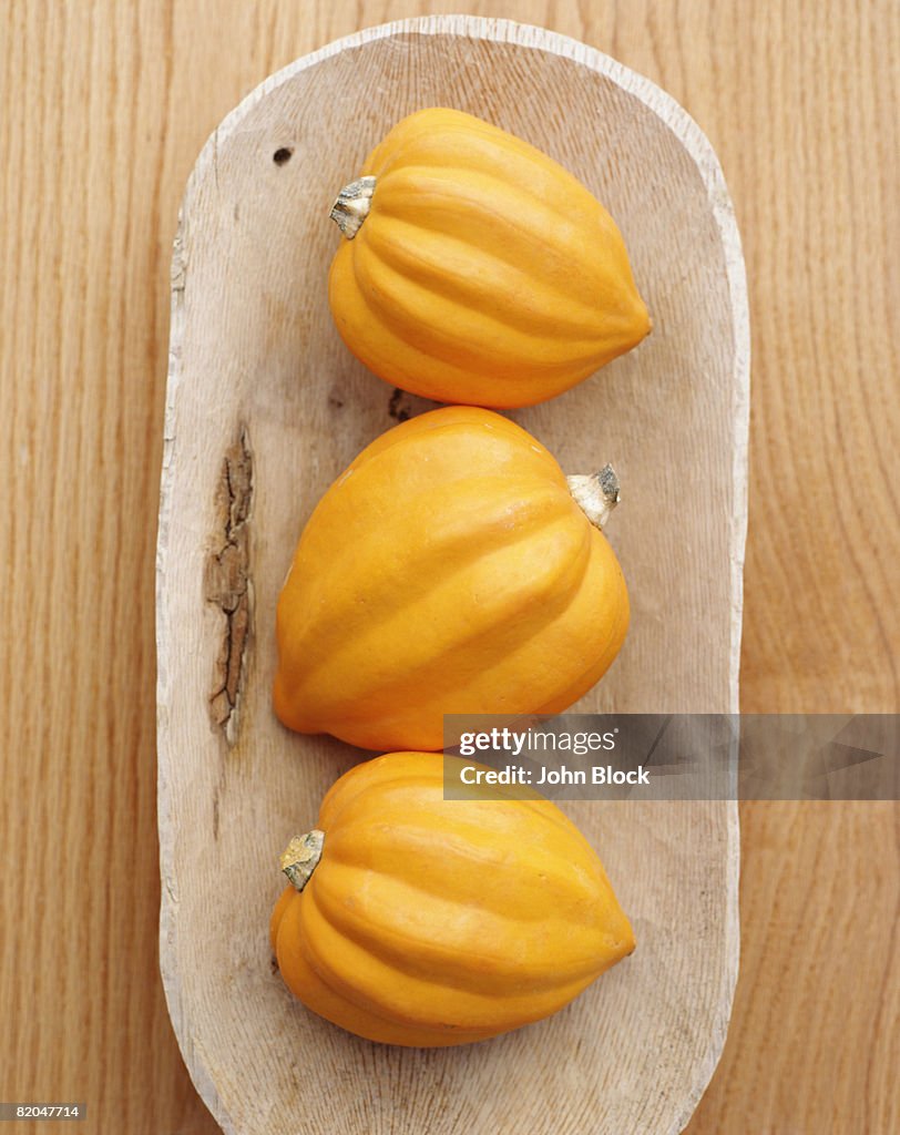 Yellow acorn squash