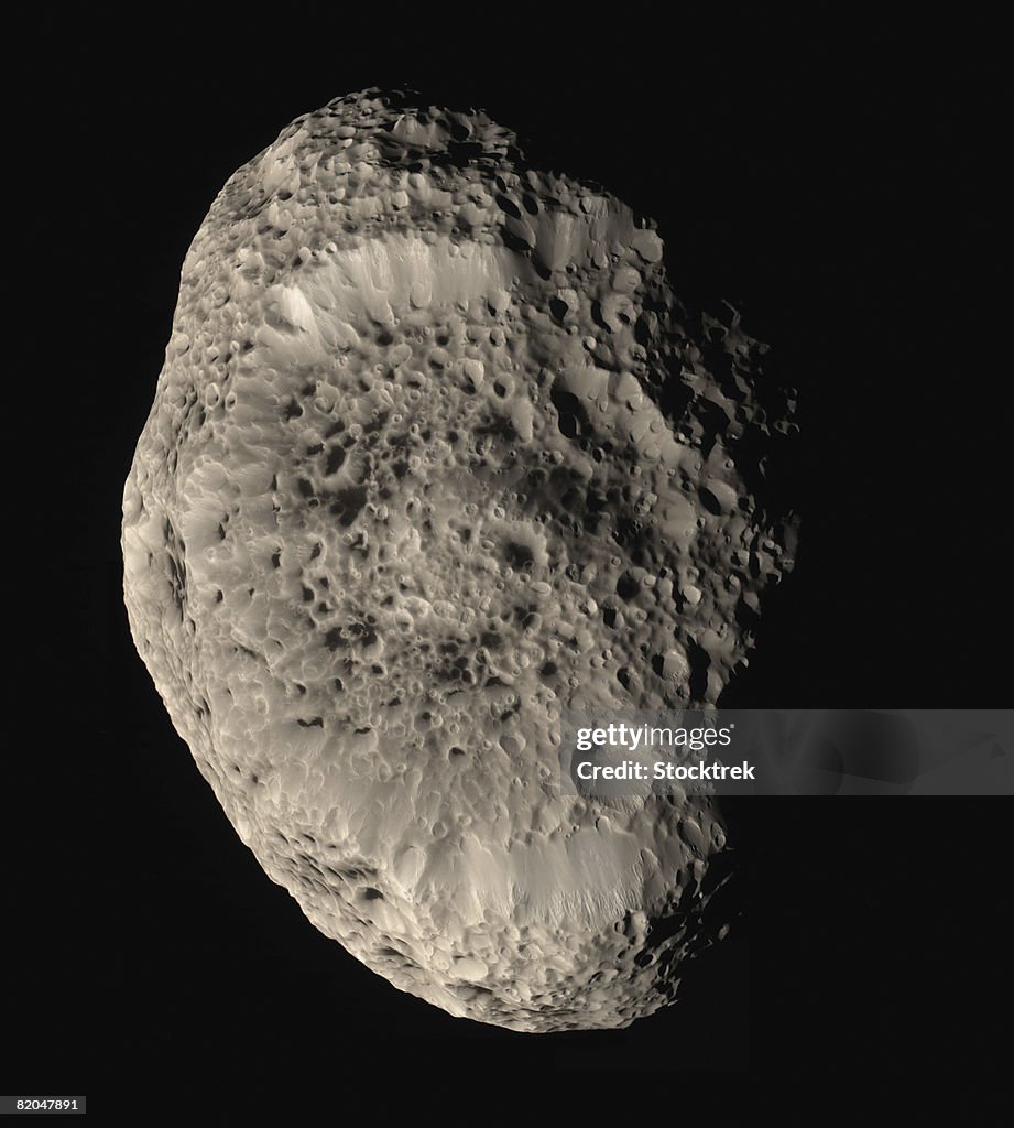 Hyperion moon of Saturn