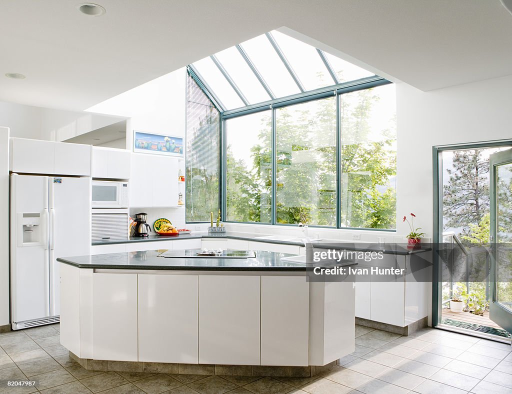 Skylight in kitchen