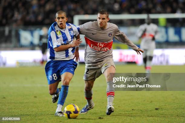 Sofiane FEGHOULI / Jerome ROTHEN - - Grenoble / Paris Saint Germain - 25e journee French League 1,