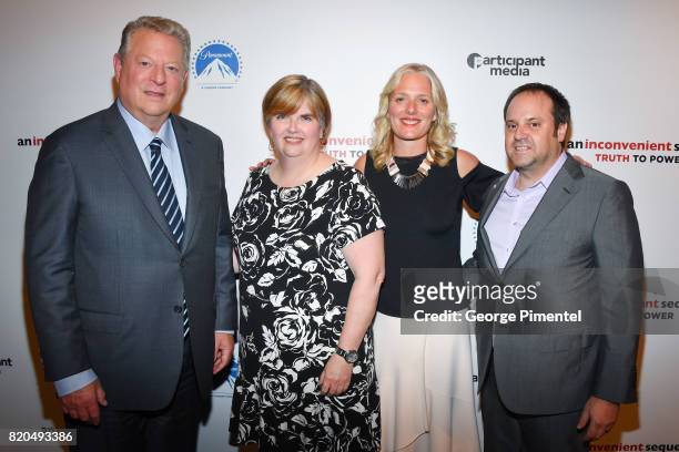 Former Vice President Al Gore, VP Communications and Investor Relations of Cineplex Entertainment Pat Marshall, Minister of the Environment and...