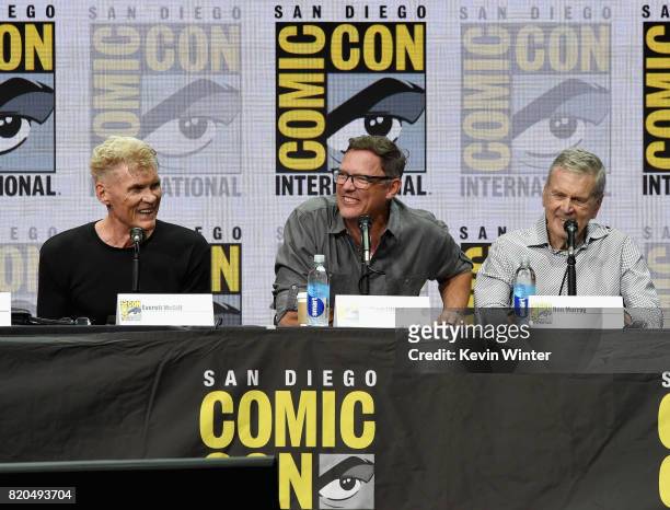 Everett McGill, Matthew Lillard and Don Murray attend "Twin Peaks: A Damn Good Panel" during Comic-Con International 2017 at San Diego Convention...