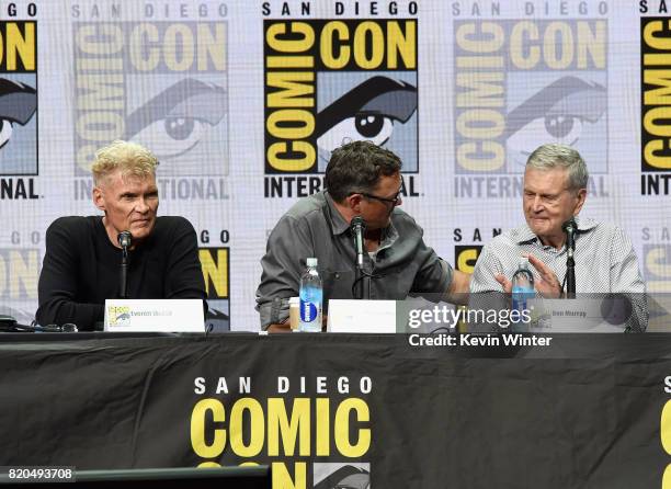 Actor Everett McGill, Matthew Lillard and Don Murray attend "Twin Peaks: A Damn Good Panel" during Comic-Con International 2017 at San Diego...