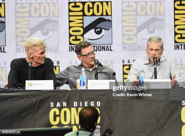 Actor Everett McGill, Matthew Lillard and Don Murray attend "Twin Peaks: A Damn Good Panel" during Comic-Con International 2017 at San Diego...