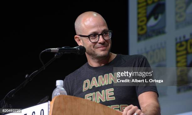 Moderator Damon Lindelof attends "Twin Peaks: A Damn Good Panel" during Comic-Con International 2017 at San Diego Convention Center on July 21, 2017...