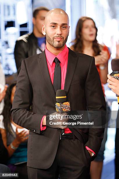 Messari Singer Estelle Brandon T Jackson Visit Muchondemand Photos and Premium High ...