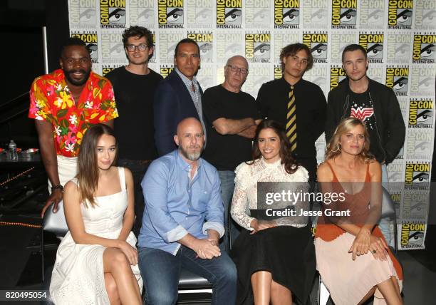 Actors Colman Domingo, Daniel Sharman, Michael Greyeyes, Dayton Callie, Frank Dillane, and Sam Underwood ; actor Alycia Debnam-Carey, writer/producer...