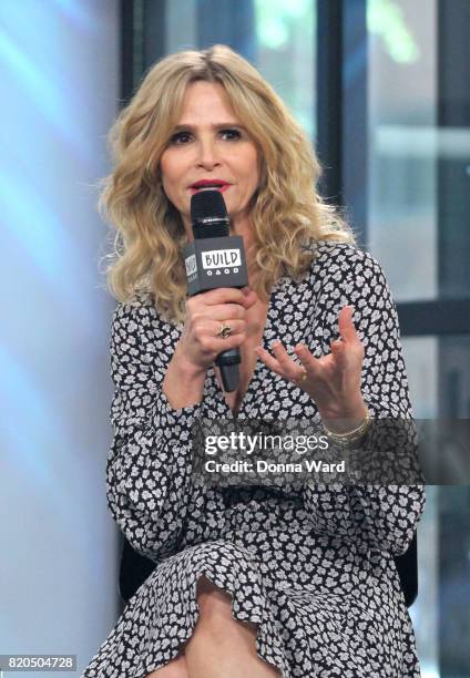 Kyra Sedgewick appears to promote "Story of a Girl" during the BUILD Series at Build Studio on July 21, 2017 in New York City.