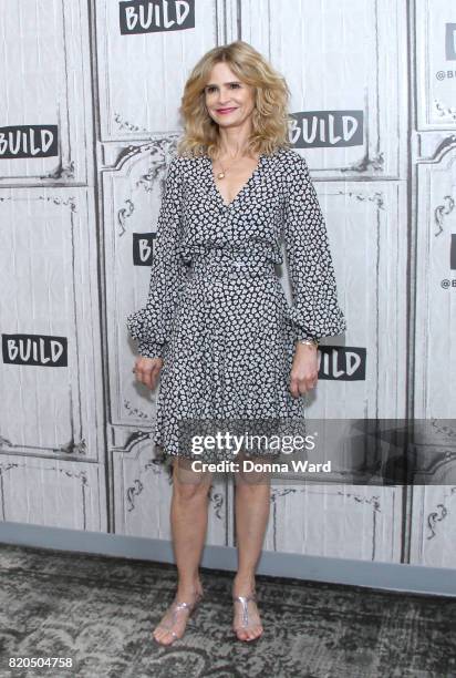 Kyra Sedgewick appears to promote "Story of a Girl" during the BUILD Series at Build Studio on July 21, 2017 in New York City.