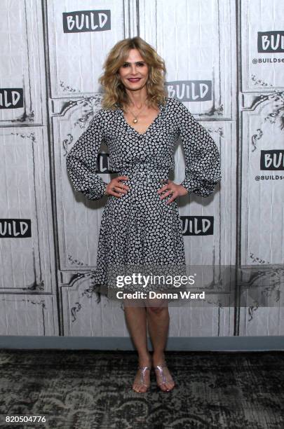 Kyra Sedgewick appears to promote "Story of a Girl" during the BUILD Series at Build Studio on July 21, 2017 in New York City.