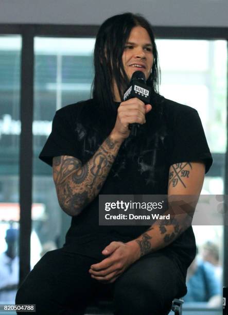 Travis Bacon appears to promote "Story of a Girl" during the BUILD Series at Build Studio on July 21, 2017 in New York City.