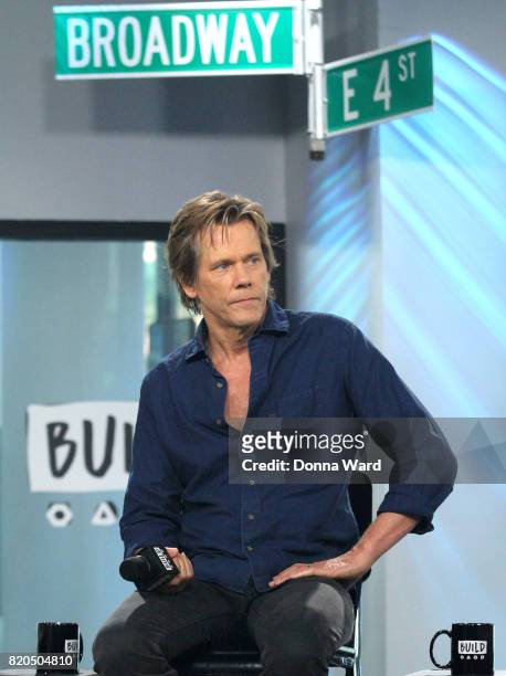 Kevin Bacon appears to promote "Story of a Girl" during the BUILD Series at Build Studio on July 21, 2017 in New York City.