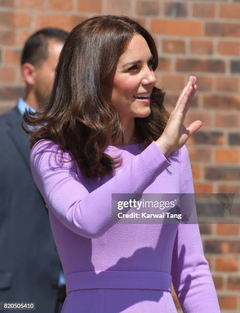 Catherine, Duchess of Cambridge visits the Maritime Museum on day 3 of their official visit to Germany on July 21, 2017 in Hamburg, Germany.