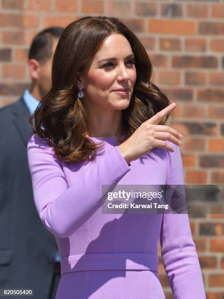 Catherine, Duchess of Cambridge visits the Maritime Museum on day 3 of their official visit to Germany on July 21, 2017 in Hamburg, Germany.
