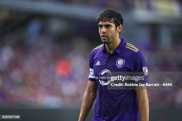 Kaka of Orlando City during the MLS match between Atlanta United and Orlando City at Orlando City Stadium on July 21, 2017 in Orlando, Florida.