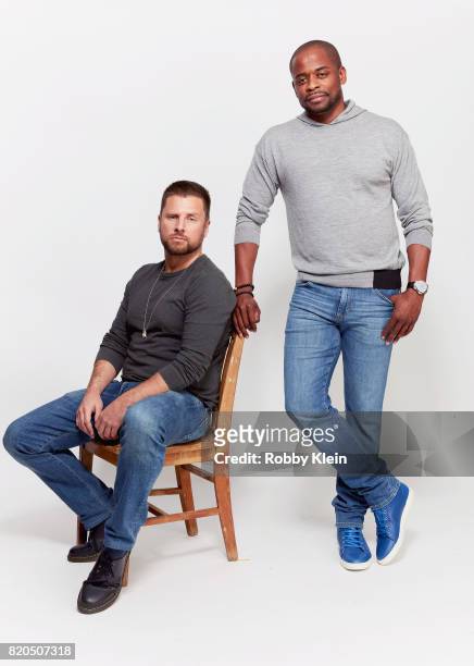 Actors James Roday and Dule Hill from USA Network's 'Psych' pose for a portrait during Comic-Con 2017 at Hard Rock Hotel San Diego on July 21, 2017...