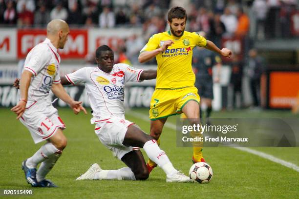 Alfred NDIAYE / Djamel ABDOUN - - Nancy / Nantes - 33e journee Ligue 1,
