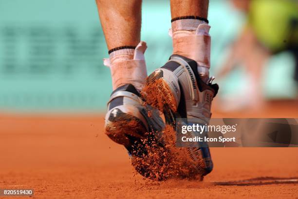 Illustration chaussure terre battue - - Roland Garros 2009,