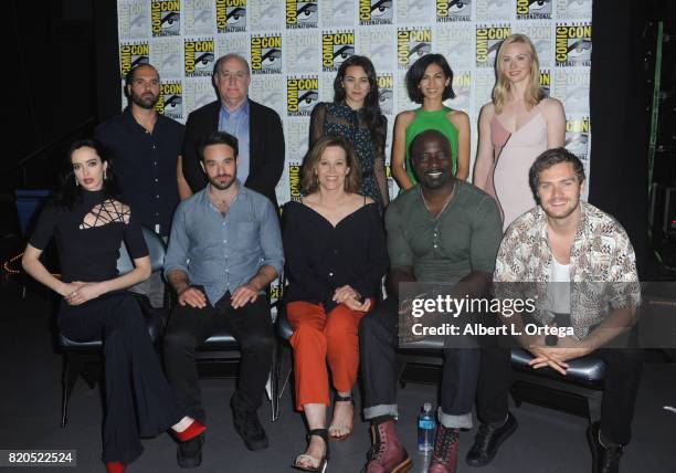 Marco Ramirez, Jeph Loeb, Jessica Henwick, Elodie Yung, Deborah Ann Woll Krysten Ritter, Charlie Cox, Sigourney Weaver, Mike Colter and Finn Jones...