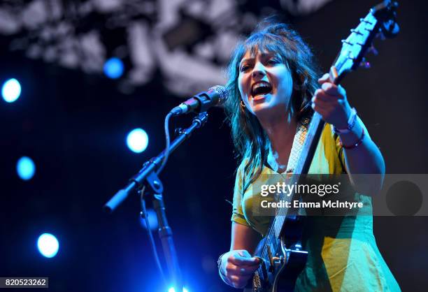 Angel Olsen performs onstage during day 1 of FYF Fest 2017 on July 21, 2017 at Exposition Park in Los Angeles, California.