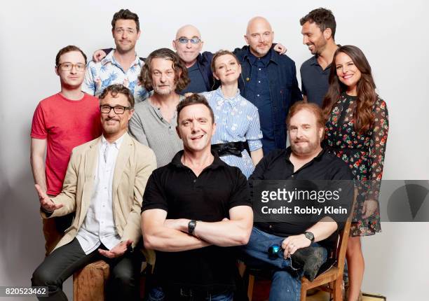 Actors Griffin Newman, Brendan Hines, executive producers Barry Josephson, Ben Edlund, actors Jackie Earle Haley, Peter Serafinowicz, Valorie Curry,...