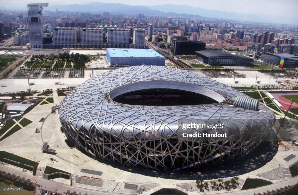 Aerial Views Of Beijing Olympic Venues
