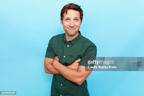 Actor Michael Cassidy from TBS' 'People of Earth' poses for a portrait during Comic-Con 2017 at Hard Rock Hotel San Diego on July 21, 2017 in San...