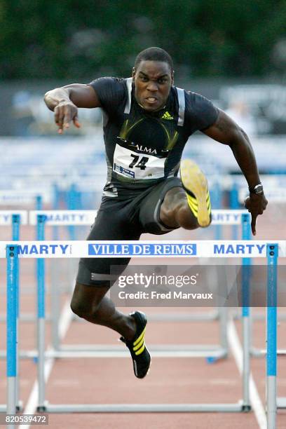 Dwight THOMAS - 110m haies - - Alma Athle Tour 2009 - Stade Georges Hebert - Reims,