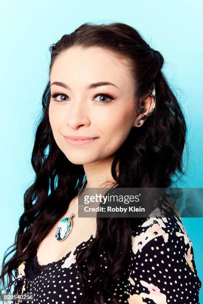 Actress Jodelle Ferland from SyFy's 'Dark Matter' poses for a portrait during Comic-Con 2017 at Hard Rock Hotel San Diego on July 21, 2017 in San...
