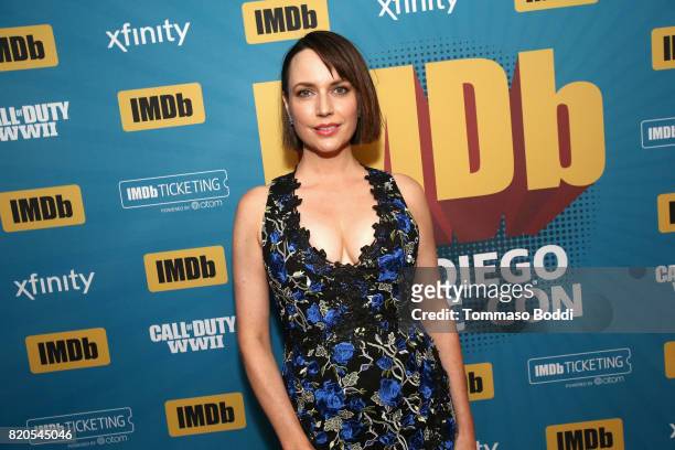 Actor Julie Ann Emery attends the #IMDboat Party at San Diego Comic-Con 2017, Presented By XFINITY on The IMDb Yacht on July 21, 2017 in San Diego,...