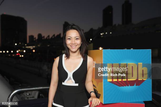 Actor Jona Xiao attends the #IMDboat Party at San Diego Comic-Con 2017, Presented By XFINITY on The IMDb Yacht on July 21, 2017 in San Diego,...