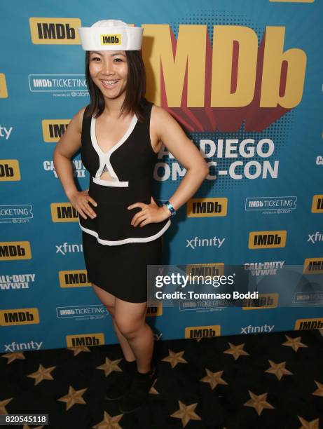 Actor Jona Xiao attends the #IMDboat Party at San Diego Comic-Con 2017, Presented By XFINITY on The IMDb Yacht on July 21, 2017 in San Diego,...