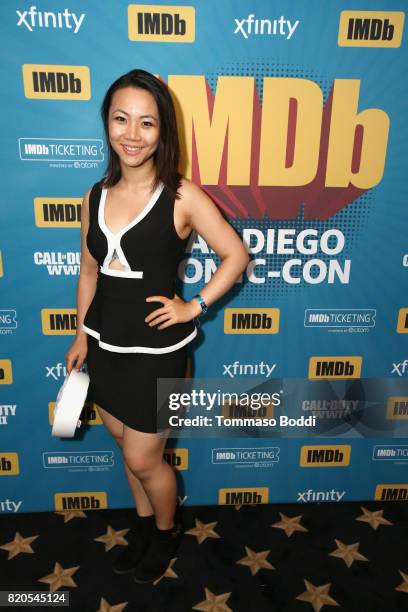 Actor Jona Xiao attends the #IMDboat Party at San Diego Comic-Con 2017, Presented By XFINITY on The IMDb Yacht on July 21, 2017 in San Diego,...