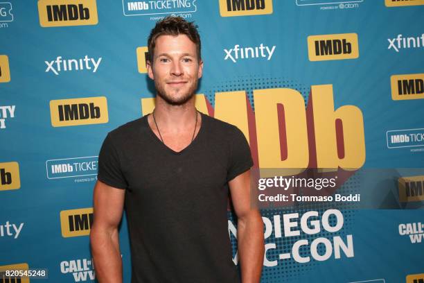 Actor Chad Michael Collins attends the #IMDboat Party at San Diego Comic-Con 2017, Presented By XFINITY on The IMDb Yacht on July 21, 2017 in San...