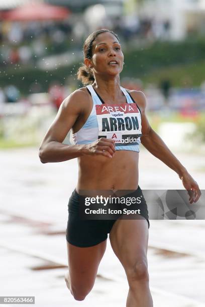 Christine AARON - 100M - -Championnats de France Athletisme - Stade du Lac de Maine - Angers,