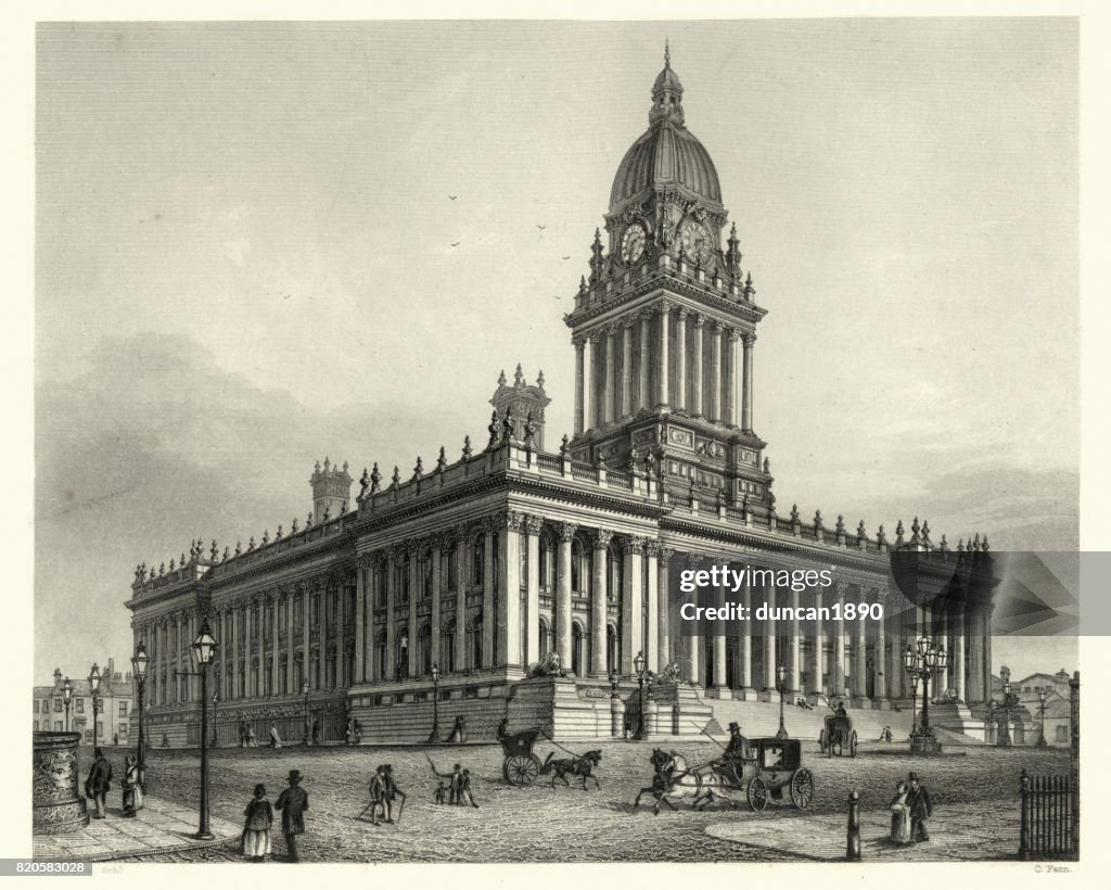 Victorian Architecture, Leeds Town Hall, 19th Century