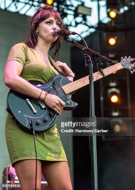 Angel Olsen performs at FYF Festival on July 21, 2017 in Los Angeles, California.