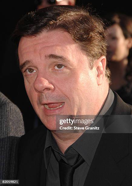 Nathan Lane arrives at theWorld Premiere of "Swing Vote" at the El Capitan Theatre on July 24, 2008 in Hollywood, California.
