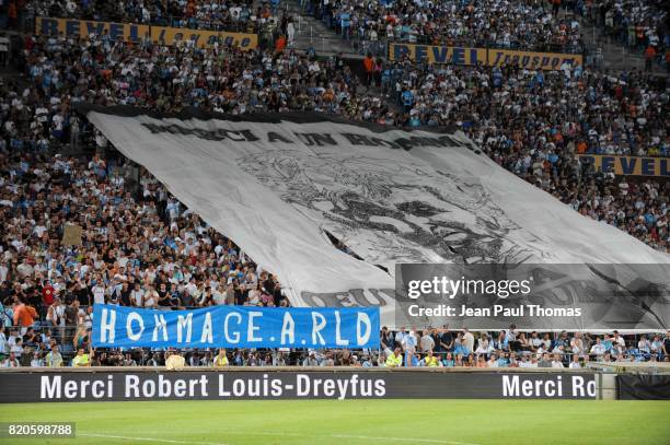 Hommage a Robert Louis Dreyfus - - Marseille / Bordeaux - 4e journee ligue 1 - Stade Velodrome,