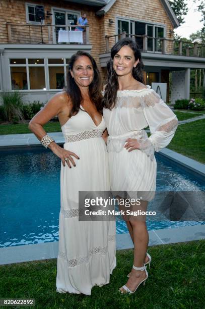 Lynn Scotti Kassar and Katie Lee attend Hamptons Magazine Celebration with Cover Star Katie Lee on July 21, 2017 in Sag Harbor, New York.